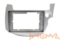  Переходная рамка для Honda Fit  2007-2013 для установки MFA дисплея, светлосерая (правый руль)
