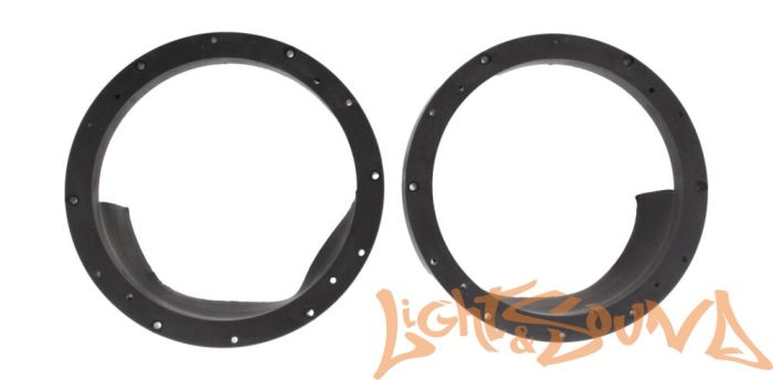 Водозащитный козырёк 6.5" с подиумом (пластик, ср. жестк.), 2шт