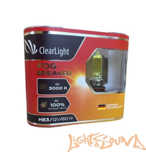 Clearlight Fog Breaker (Duobox) HB3 12V, 60W Галогенные лампы (2 шт.)