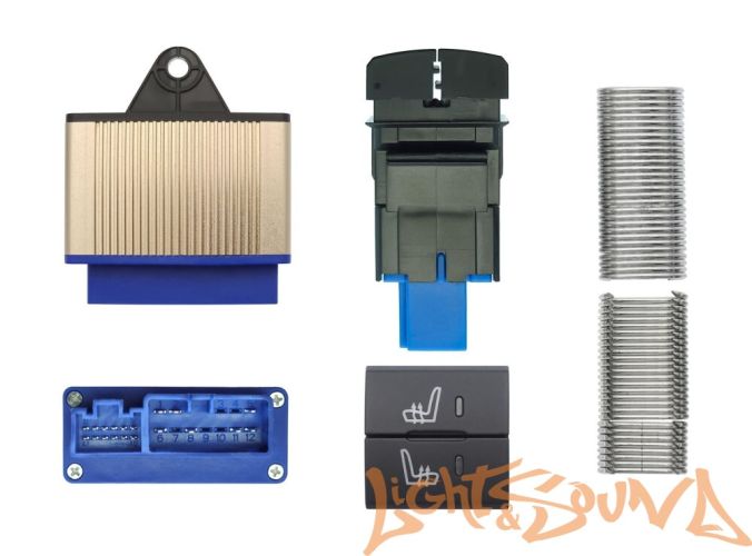 Комлект подогрева двух сидений 2 кнопки в 1 для Toyota 2018+ ZG9 (тип3)