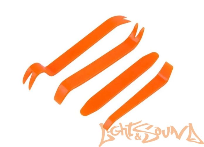 Набор LS инструментов для снятия обшивки (4 предметов) оранжевый