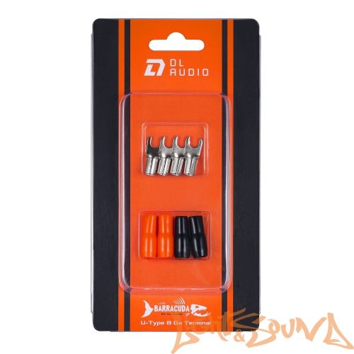 Клемма обжимная, вилка DL Audio Barracuda U-Type 8Ga, 1шт