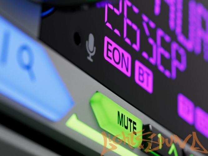 Aura INDIGO-879DSP-MKII USB-ресивер, 4х51w, USB (1.2A)/FM/AUX/BT,4RCA,DSP,RGB подсветка