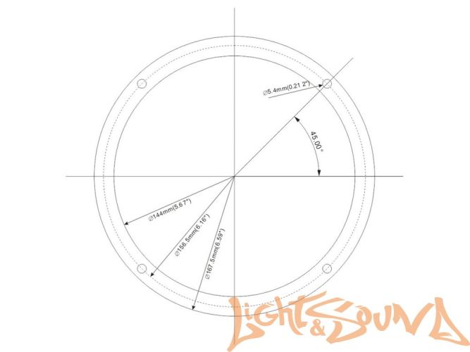 Aura Venom-65 6.5" (16.5 см) среднечастотные динамики (комплект)