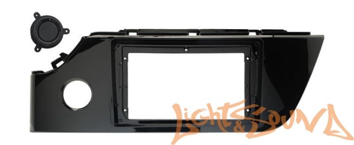 Переходная рамка для Kia Rio 2020+ MFB дисплея (с кнопкой) черный глянец