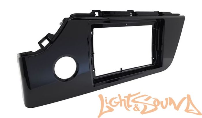 Переходная рамка для Kia Rio 2020+ MFB дисплея (с кнопкой) черный глянец