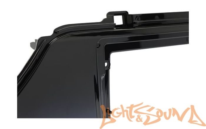 Переходная рамка для Kia Rio 2020+ MFB дисплея (с кнопкой) черный глянец