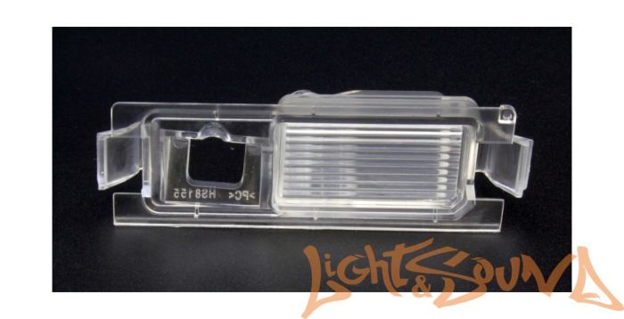 Адаптер для CAM-7 в подсветку номера Hyundai Solaris 2012+ хэтч, Kia Rio хэтч.