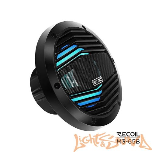 Recoil M3-65B Marine 6.5" (16,5 см), 2-полосная коаксиальная акустическая система для катера,чёрные