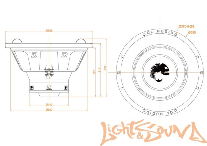 DL Audio Piranha 15 v.2 сабвуфер