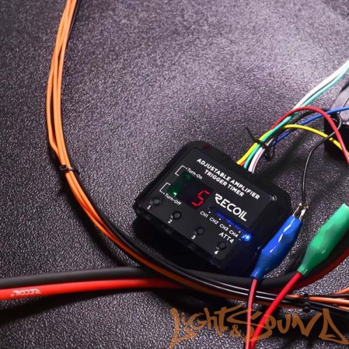 Реле задержки включ. и отключ. оборудования Recoil ATT4, 4 канала,12V