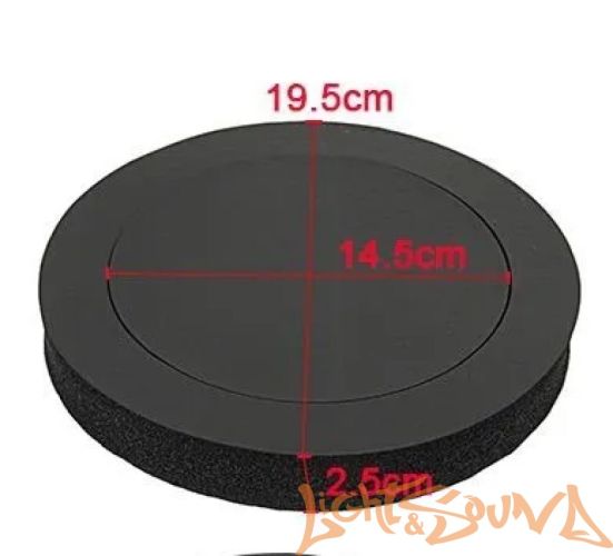 Шумоизоляция для динамиков (19,5смх14,5смх2,5см), 1шт