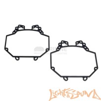  Переходная рамка для Honda Civic X (FC/FK) дорест (2016-2019) Hella 3r/5r Би-Лед, 2 шт