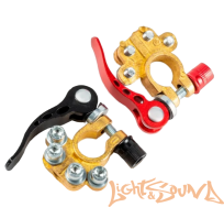  Клемма аккумуляторная АКБ быстросъемные латунь универсальные, 2шт