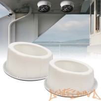  Подиумы пластиковые Recoil USP65W 6,5" (16см), белые, 2шт