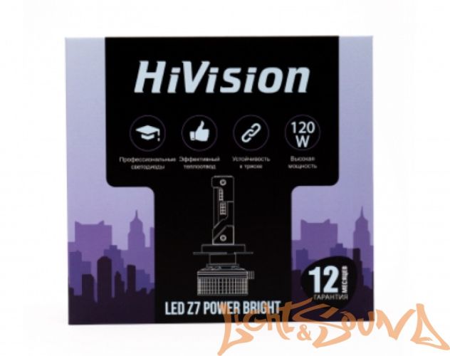 HiVision Z7 Power Bright HB3/9005 6000K (2шт)