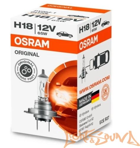 Osram Original Line H18 12V, 65W Галогенная лампа (1шт)