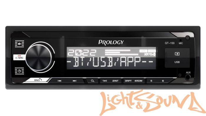 Prology GT-150 4 х 55 Вт, FM / USB ресивер с Bluetooth