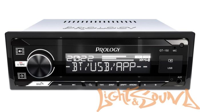 Prology GT-150 4 х 55 Вт, FM / USB ресивер с Bluetooth