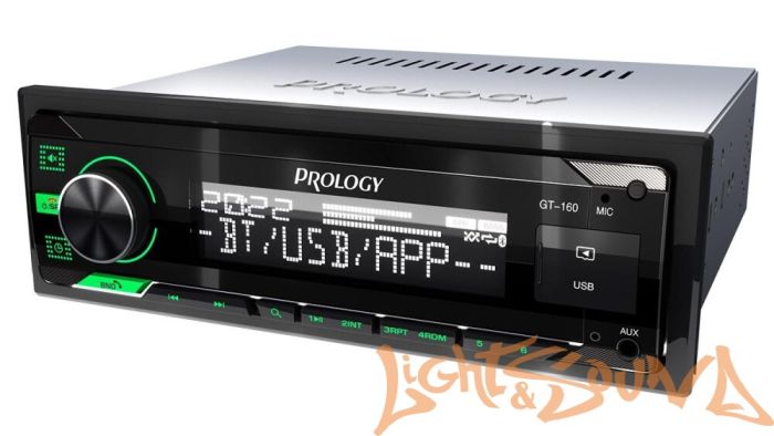 Prology GT-160 4 х 55 Вт, FM / USB ресивер с Bluetooth