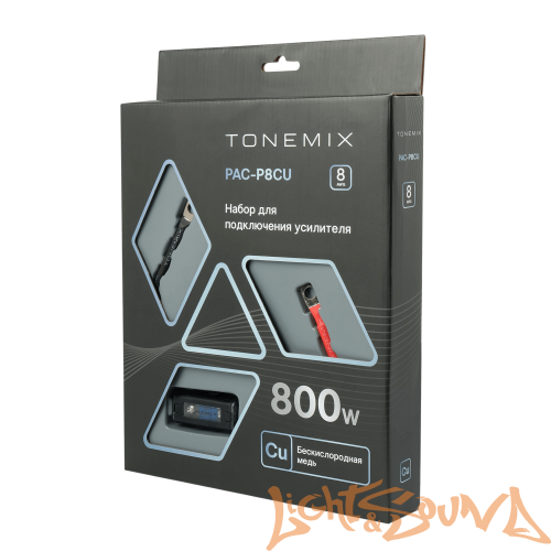 Tonemix PAC-P8CU Набор для подключения усилителя(без RCA и акустич.каб) 2х8AWG