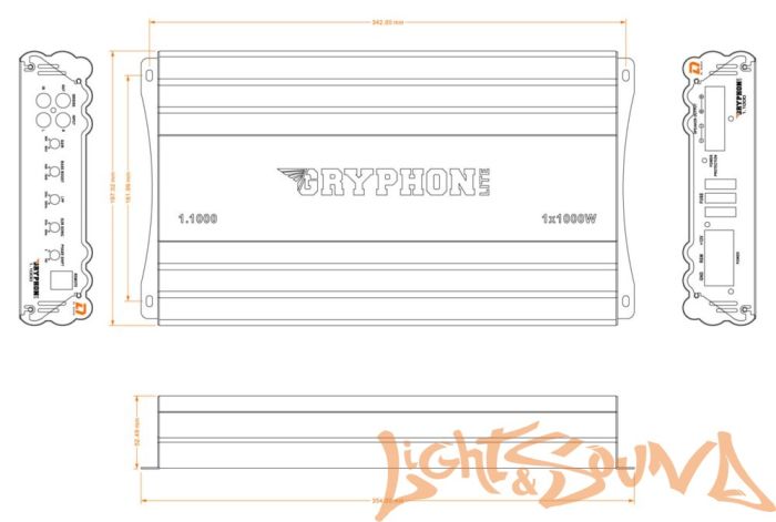Усилитель мощности 1-канальный DL Audio Gryphon lite-11000