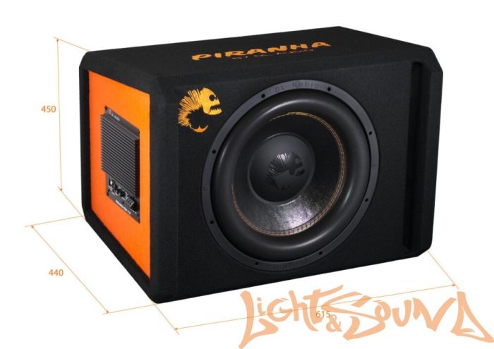 DL Audio Piranha 15A V.2 Black активный сабвуфер