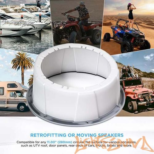 Подиумы пластиковые Recoil USP8W 8" (20см), белые, 2шт