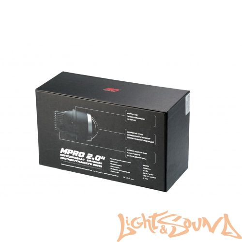 Светодиодная линза для ПТФ Optima LED FOG Lens M-PRO 2.0", 5500K, 1шт