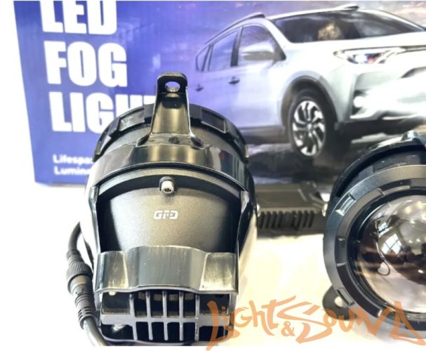 Светодиодная линза для ПТФ GFD PRA-2 Priora NIVA ближний дальний, 2шт