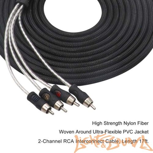 RCA (межблочный) кабель Recoil Premium PCI417 4RCA 5 метров