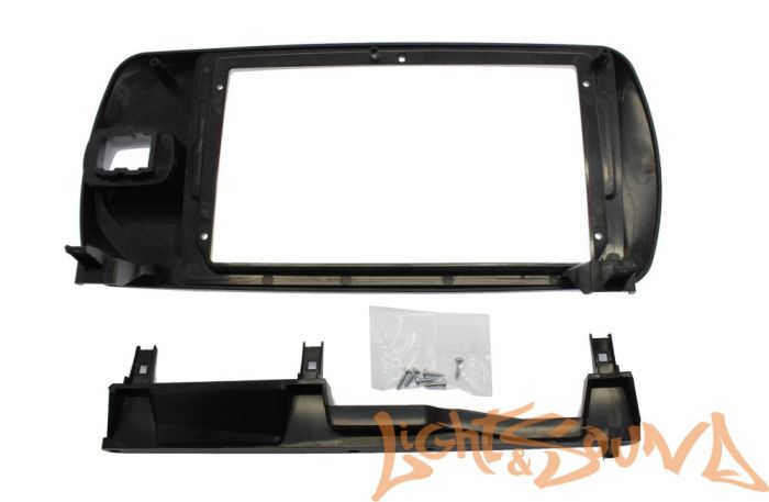 Переходная рамка для Toyota Vitz 2015-2020 для установки MFB дисплея (серебристая)