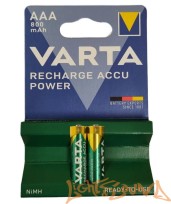  VARTA HR03/AAA 800mAh 4BL accu R2U, 1 шт