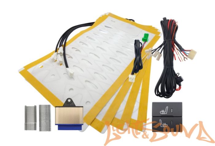 Комлект подогрева двух сидений 2 кнопки в 1 для Toyota 2018+ ZG9 (тип3)