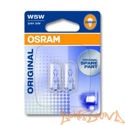 Osram Original Line W5W 24V, 5W Лампа накаливания ,в уп. 10шт, (1шт)