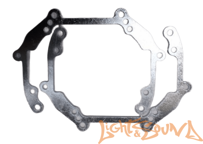 Переходная рамка для Nissan Teana J31 Рестайлинг ксенон (2005-2008) для Hella 3R/5R, (x208-x), 2шт