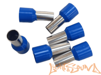  Клемма-втулка LS, металлическая, 16мм2, цвет синий, 1шт