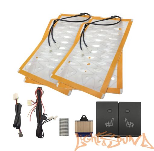 Комлект подогрева двух сидений со сдвоенной кнопкой для Nissan ZG19