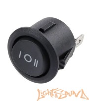  Кнопка включения LS KCD1 20мм ON-OFF,с фиксацией, 3х-позиционная, чёрная
