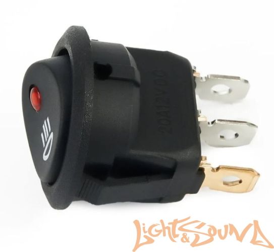 Кнопка включения LS для ПТФ ON-OFF,12V, 20A