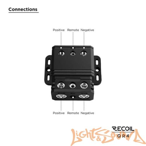 Recoil QR4 (2x4Ga+remout) Адаптер для подключения кабеля “в разрыв”