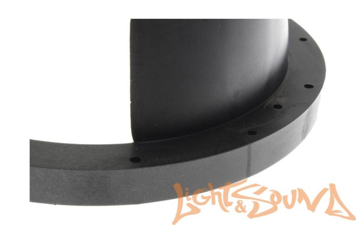 Водозащитный козырёк 6.5" с подиумом (пластик, ср. жестк.), 2шт