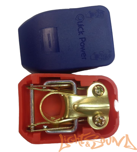 Клемма аккумуляторная АКБ быстросъемные сталь универсальные, ТИП 2, 2шт