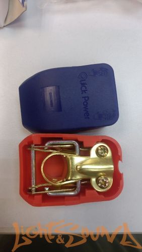 Клемма аккумуляторная АКБ быстросъемные сталь универсальные, ТИП 2, 2шт