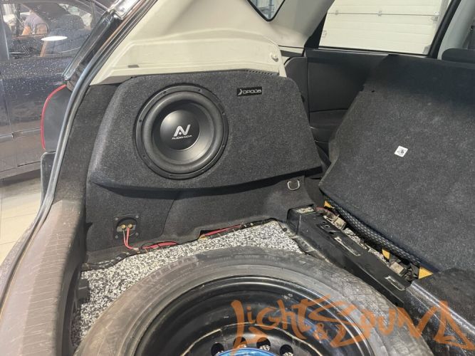 Корпус для сабвуфера Стелс Nissan Qashqai J10 10"