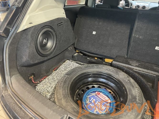 Корпус для сабвуфера Стелс Nissan Qashqai J10 10"