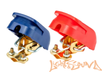  Клемма аккумуляторная АКБ быстросъемные сталь универсальные, 2шт