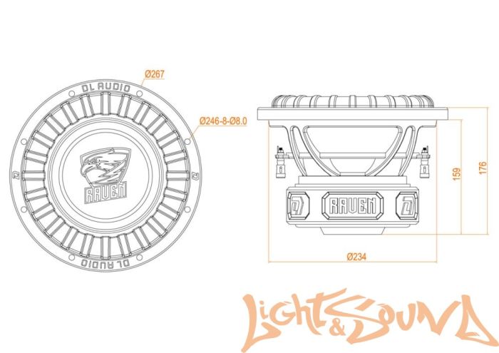DL Audio Raven 10 v.2 сабвуфер