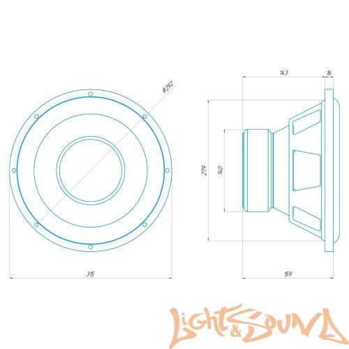 Oris Electronics EL-12 Сабвуфер