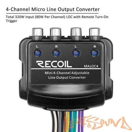 Recoil MALOC4 4-канальный преобразователь линейного выхода